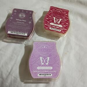 Scentsy Bar Trio 1)Cotton Candy Cookie-1)Welcome Home-1)Snowberry 3.2 oz each